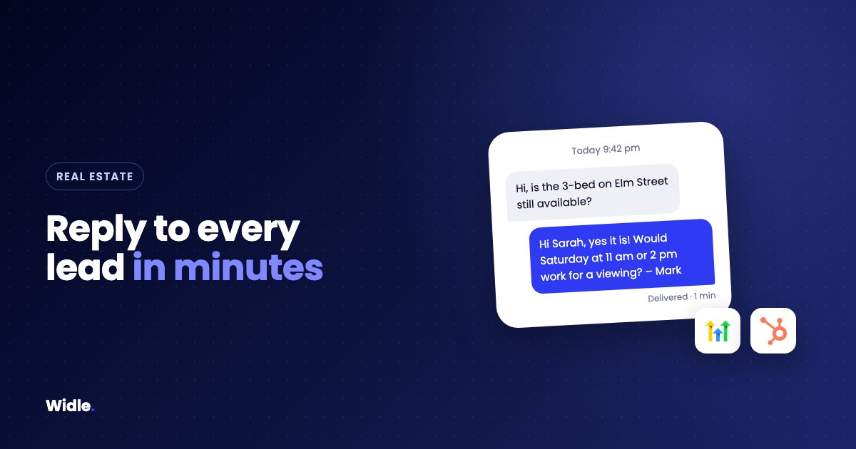 Real estate lead follow-up: how to reply to every enquiry in minutes