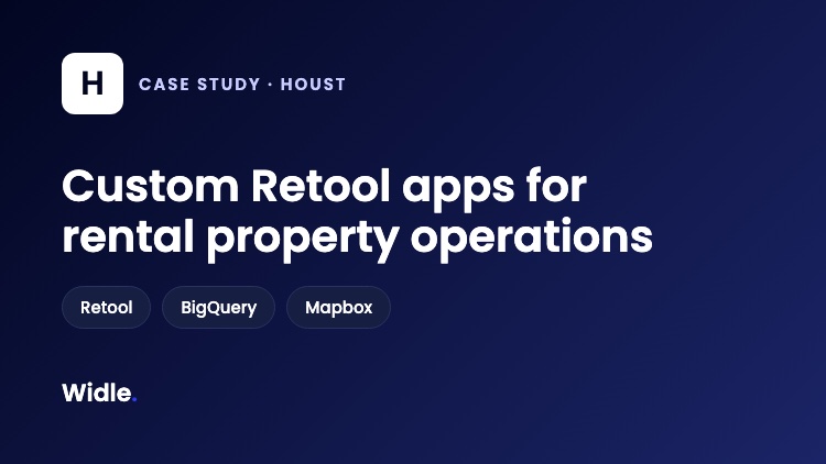 Retool apps that run property operations for Houst